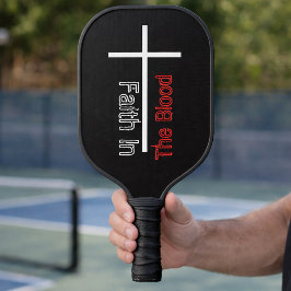 NEUER Personalisierter Glaube an das Blut Christli Pickleball Schläger