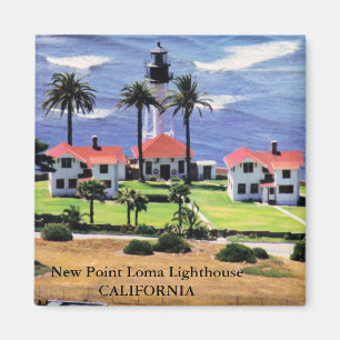 Neuer Point Loma-Leuchtturm, Kalifornien-Magnet Magnet