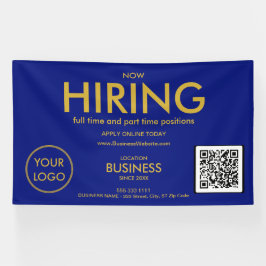 Neuer QR-Code für das moderne Gold Business Banner