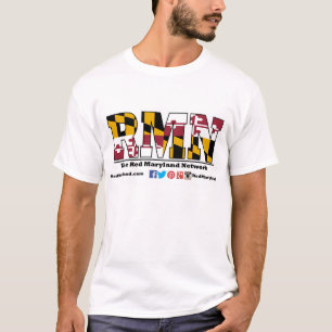 Neuer roter Maryland-Logo-T - Shirt