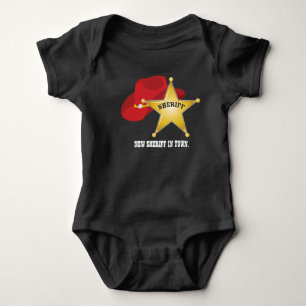 Neuer Sheriff für Baby Boy Bodysuit Strampler