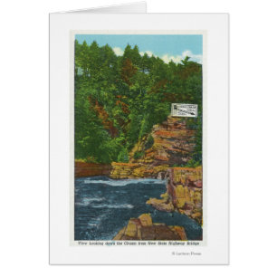 Neuer Staat Hwy Bridge View Ausable Chasm