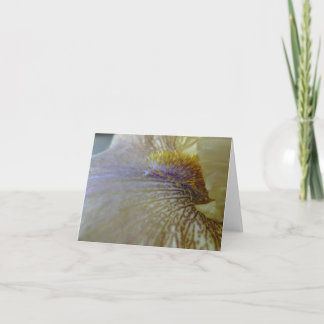 Neuer Tag arbeitet Notecard- Iris 'Ecru zu You im Karte