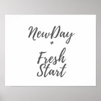 Neuer Tag, Fresh Start Print