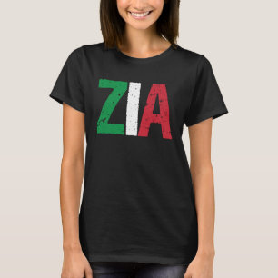 Neuer Tante Italienisch Zia Proud Italienischer Au T-Shirt