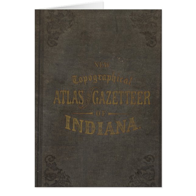 Neuer topographischer Atlas und Gazetteer von Indi (Vorne)
