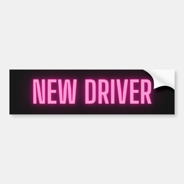 Neuer Treiber-Autoaufkleber Autoaufkleber (Vorne)