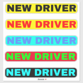 Neuer Treiber-Text - Einfaches Einfaches Treibermo Aufkleber