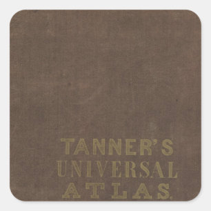 Neuer Universeller Atlas Quadratischer Aufkleber