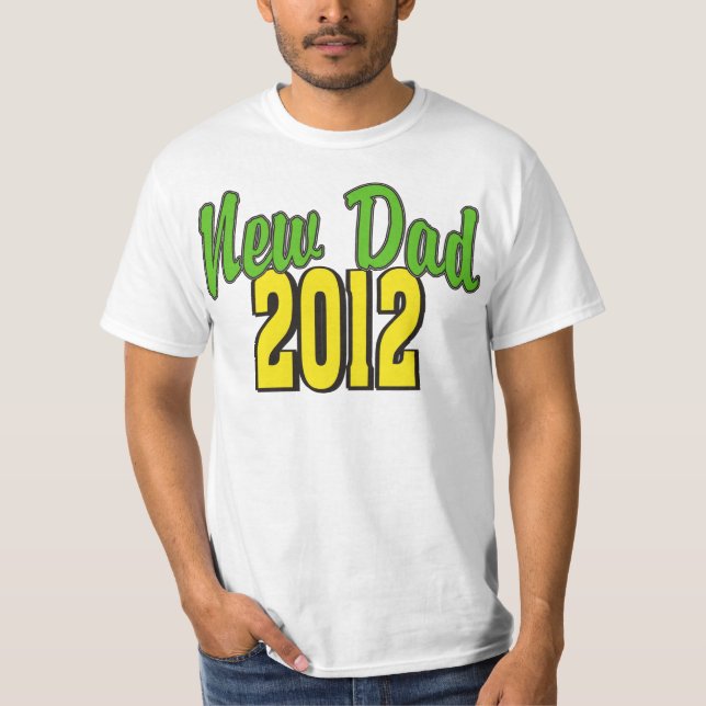 Neuer Vater 2012 T-Shirt (Vorderseite)