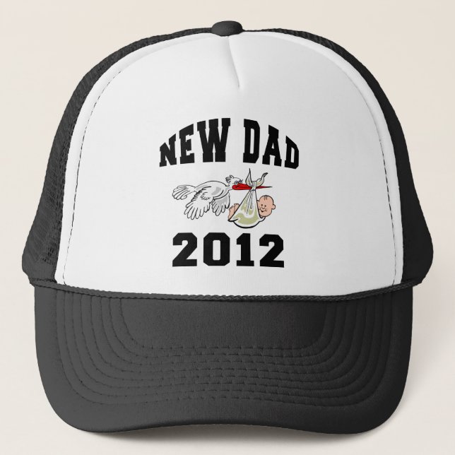 Neuer Vater 2012 Truckerkappe (Vorderseite)
