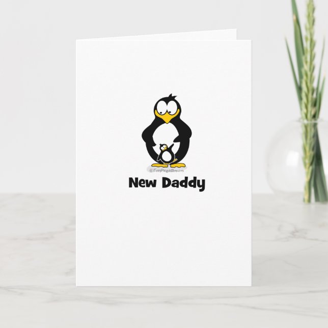 neuer Vati-Pinguin Karte (Vorderseite)