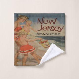 Neuer Vintager Urlaub auf Jersey Waschlappen