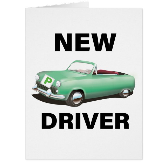 Neuer vorläufiger Autofahrer (Vorderseite)