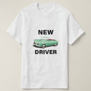 Neuer vorläufiger Autofahrer T-Shirt