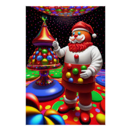 Neuer Weihnachtsmann in Traumland Poster