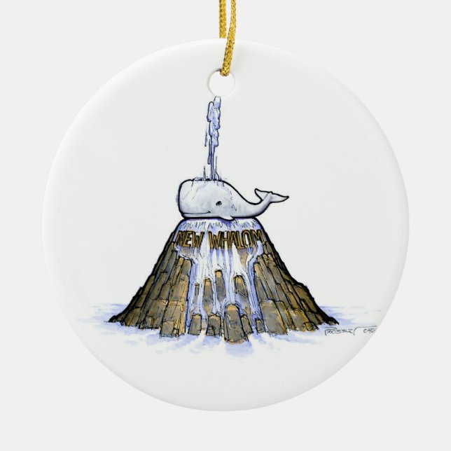Neuer Whalom Brunnen-sammelbare Verzierung Keramik Ornament (Vorne)