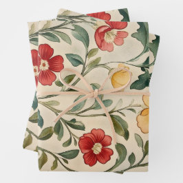 Neuer William Morris Geschenkpapier Set
