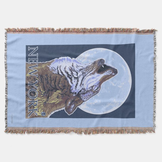 Neuer YorkHowling Wolf Decke (Vorderseite)
