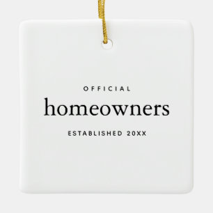 Neuer Zuhause-Besitzer Custom Modern Simple Keramikornament
