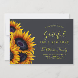 Neuer Zuhause-Erntedank-Adresswechsel Ankündigung