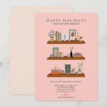 Neuer Zuhause Holidays Shelf Lachs Ankündigung übe