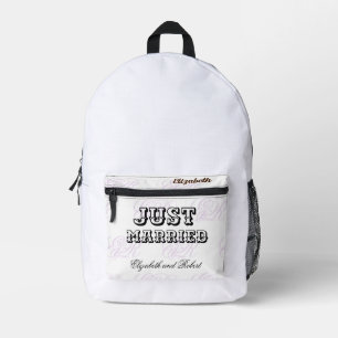 Neuerdings weiß und schwarz Moderne Mongram Honeym Bedruckter Rucksack