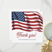 Neuere amerikanische Flagge 4. Juli Army Retiremen