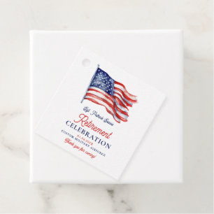 Neuere amerikanische Flagge 4. Juli Army Retiremen Geschenkanhänger