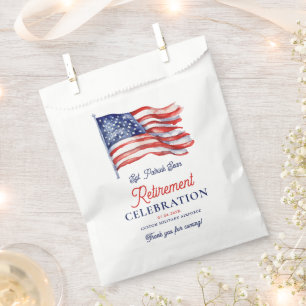 Neuere amerikanische Flagge 4. Juli Army Retiremen Geschenktütchen