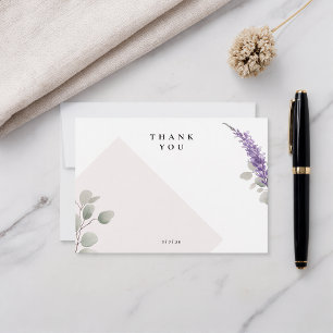 Neuere Eukalyptus-Blätter Dankeskarte