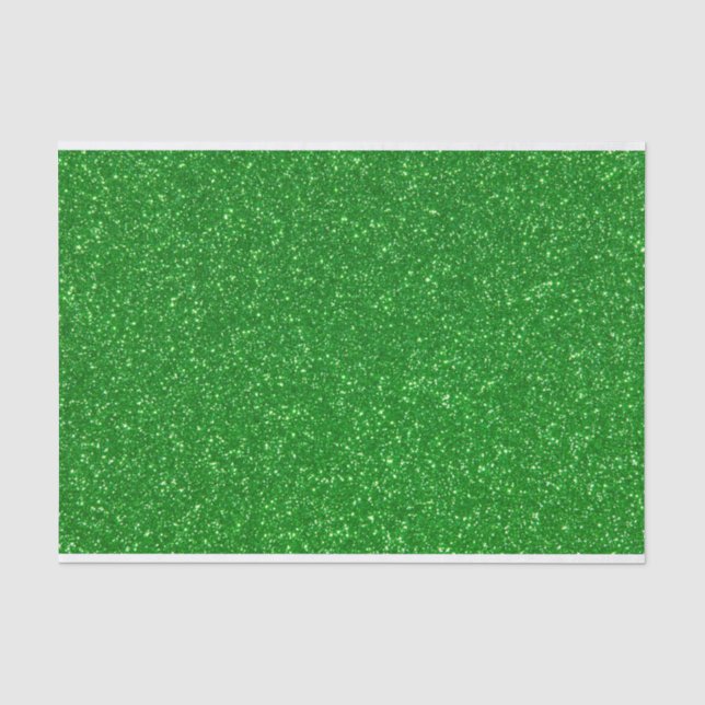 Neuere Imitate Grünbuch Glitzer Lux - Tissue Seidenpapier (Vorderseite)