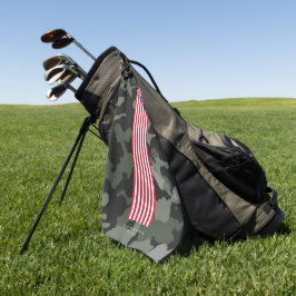 Neuere Sterne Streifen American Flag US 4. Juli Golfhandtuch