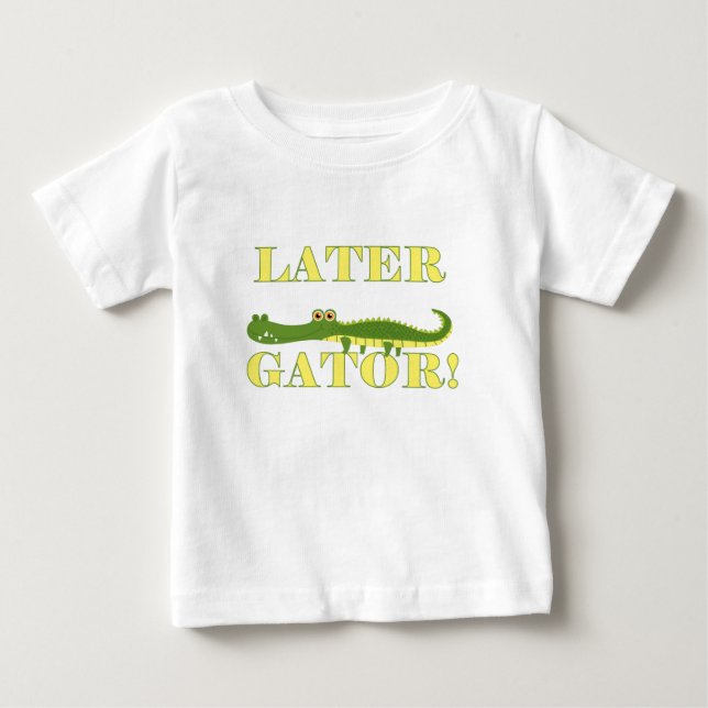 Neuerer Alligator Baby T-shirt (Vorderseite)