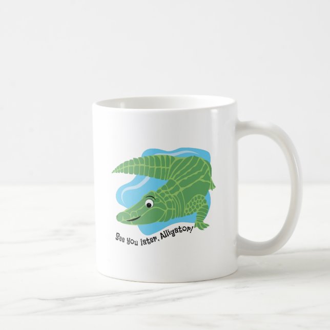 Neuerer Alligator Kaffeetasse (Rechts)