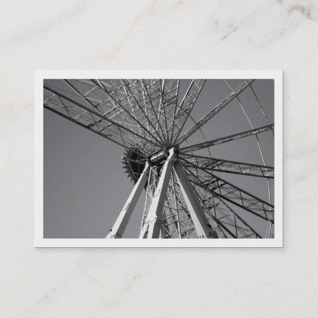 Neuerfindung des Fotos Radmini Visitenkarte (Vorderseite)