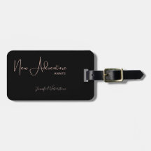 Neues Adventure wartet auf Rose Gold Glitzer Scrip