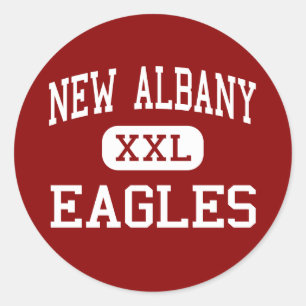 Neues Albanien - Eagles - hoch - neues Albanien Runder Aufkleber