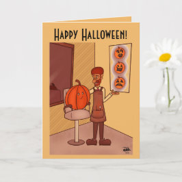 Neues Aussehen Halloween-Grußkarte Karte
