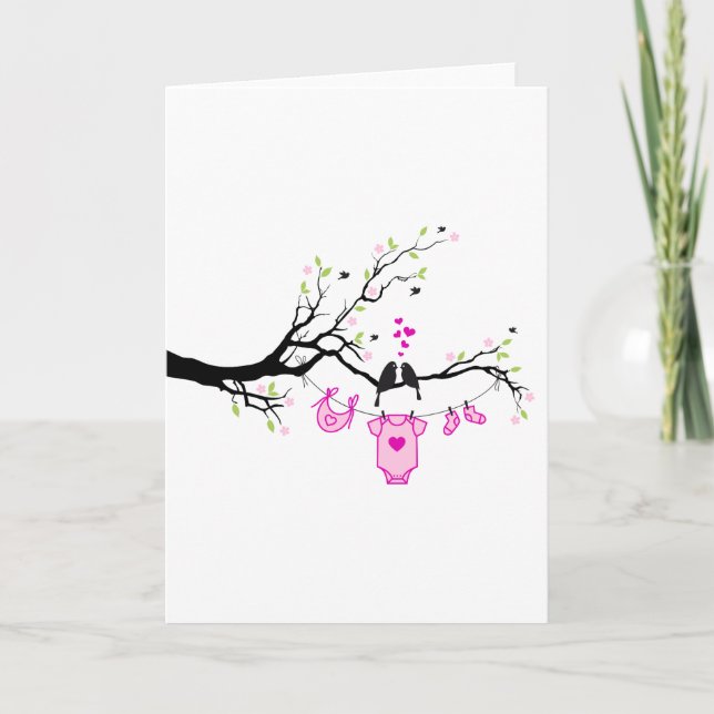 neues Baby, Babypartyentwurf Einladung (Vorderseite)
