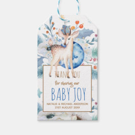 Neues Baby Foto Vielen Dank Karten Modernes Budget Geschenkanhänger