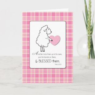 Neues Baby Girl Herzlichen Glückwunsch Religious L Karte