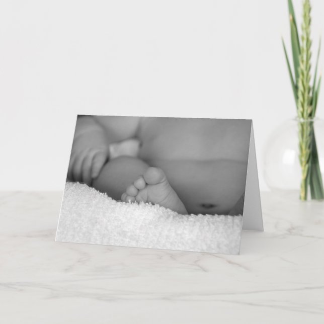 Neues Baby Karte (Vorderseite)