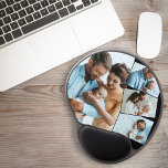 Neues Baby Picture 4 Foto Collage Gel Mouse Pad<br><div class="desc">Erstellen Sie Ihre eigene,  einzigartige Maus-Pad mit 4 Ihrer Lieblings-Baby-Bilder. Die Fotovorlage ist Set bis zur Erstellung der Bildermontage und zeigt Ihre Fotos mit dem Hauptbild im Portrait und die drei verbleibenden Fotos im Landschaftsformat,  gerahmt mit einem schmalen schwarzen Rahmen.</div>