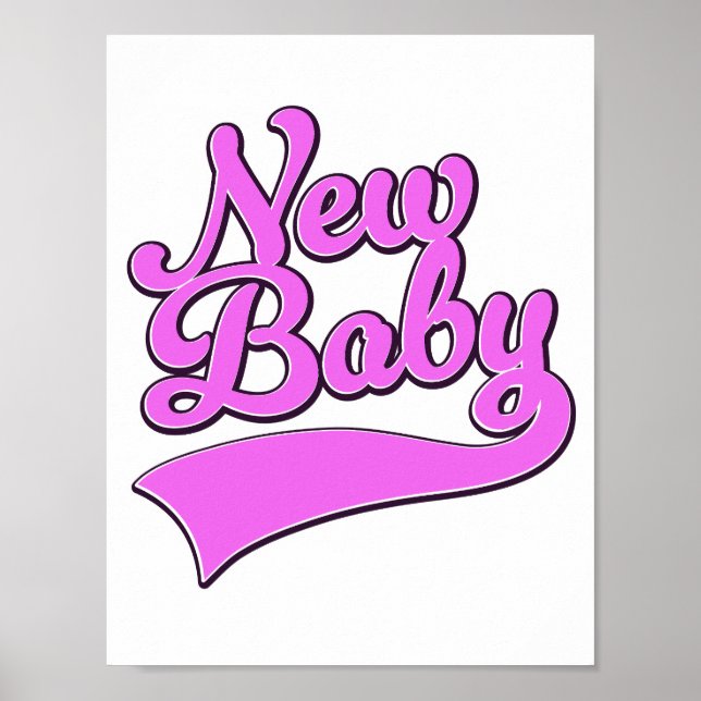 Neues Baby Poster (Vorne)