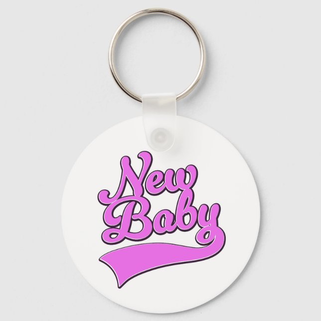 Neues Baby Schlüsselanhänger (Vorderseite)