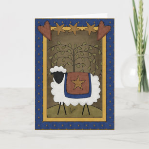 Neues Baby Sheep Karte