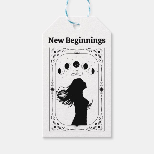 Neues Beginnungs-Tarot-Breakup-Pflegepaket getrenn Geschenkanhänger (Vorderseite)