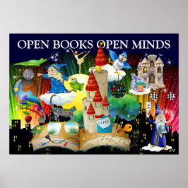 Neues besseres Lehrerlesen - Literaturplakat Poster
