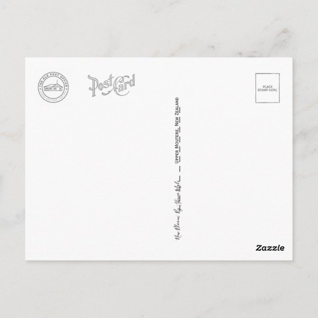 Neues Blut Postkarte (Rückseite)